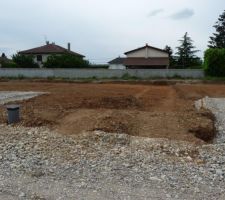 Préparation du terrain.
Délimitation des parcelles