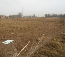 Début de la viabilisation du lotissement à Neuilly en Thelle route de Crouy.