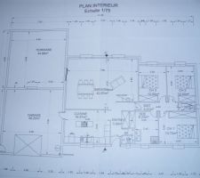 Plan de notre maison de plain-pied.