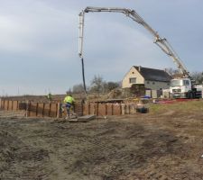 Coulage des "longrines"