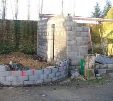 La continuité pour arriver sur le garage.