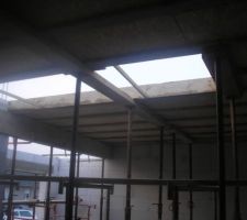 Dalle plancher béton du 1er étage