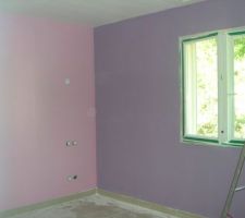 Chambre fille 2 ---rose / violette (moi je dirai plut&ocirc;t lavande