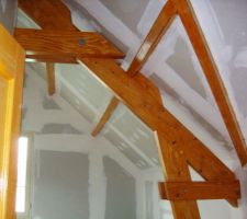 Lasure et vernis sur bois de charpente