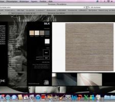 Détail du carrelage du bas dans la bonne couleur