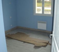 Carrelage imitation parquet au sol