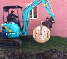 Comment dérouler un cable d'un touret