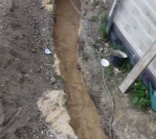 Tranchée électricité téléphone