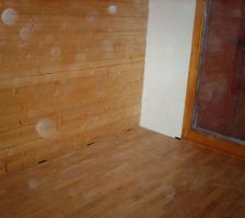 Pose du parquet massif