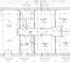 Les plans définitifs avec la zone de retournement au fond du couloir.