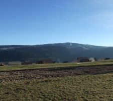 Vue depuis le terrain.