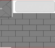 Croquis sol salle de bains