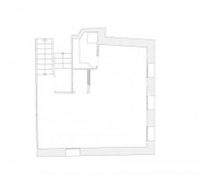 Voici le plan de la pi&egrave;ce une fois les deux pi&egrave;ces r&eacute;unies.