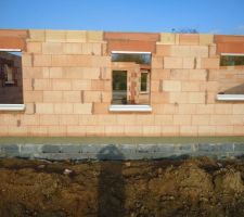 Pose des appui de fen&ecirc;tres