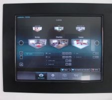 Ecran tablette tactile du Home Cinéma