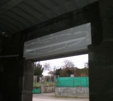 Les réservations pour les volets roulant.