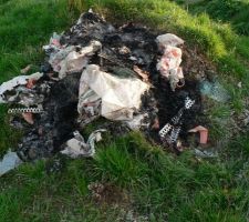 Déchets brûlés : c'est pas normal.
