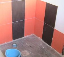 Idem avec la douche à l'italienne