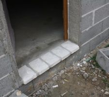 Seuil porte de garage