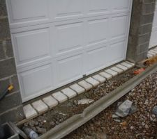 Seuil porte de garage