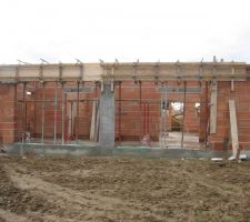 La terrasse vue du jardin