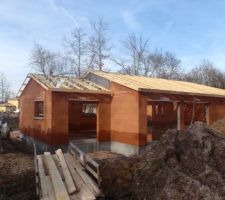 La charpente est posée