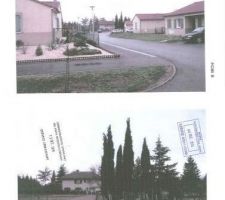 Voici l'emplacement du terrain. En fond de rue dans un lotissement. Notre petit bout pourra jouer tranquillement :D