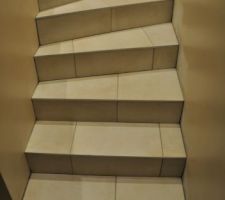 Escalier finit de carreler