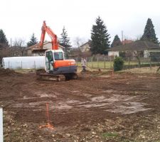 Terrassement en cours