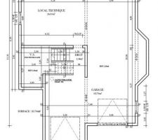 Grand sous sol, il manque encore la partie terrasse enterrée qui fait 28m²