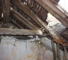 Charpente en ruine
