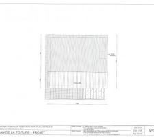 Plan de la toiture