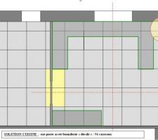 Croquis carrelage cuisine...
