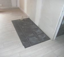 Entrée les futurs WC