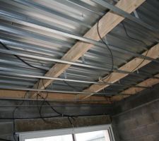 Raillage du plafond