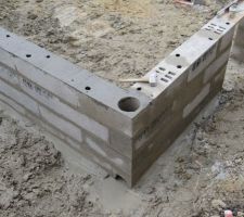 Pose du vide sanitaire