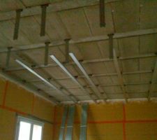 Plafond chambre rez de chaussée