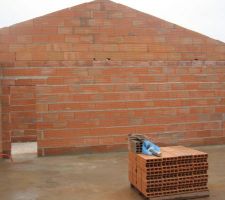 Pignon côté garage