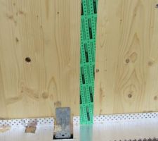 Rail pour la future ITE en fibre de bois