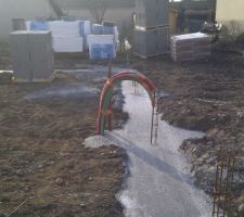 Les diff&eacute;rentes arriv&eacute;es au niveau de l'entr&eacute;e de garage