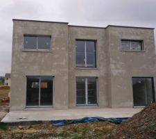 Facade arrière avec sous couche