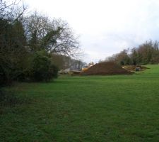 Notre terrain vu du fond du jardin