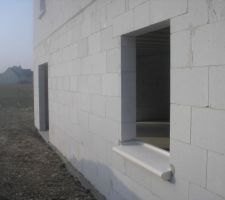 Remise en place des terres autour de la maison(derrière)