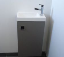 Meuble lave main toilette rez de chaussée