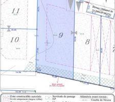 Le terrain a une orientation Sud parfaite, avec la voirie c&ocirc;t&eacute; Nord. Vive le soleil du midi !