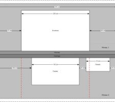 Plan pour l'ouverture du mur du RdC