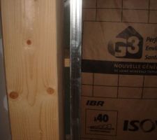 Isolation plafond, en cours, pont thermique sur lagauche va &ecirc;tre corrig&eacute;