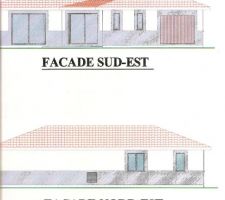 Vue des facades