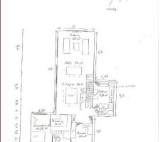 Plan du rez de chaussez environ 105 m²