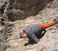 Un super mur d'escalade pour le plus grand